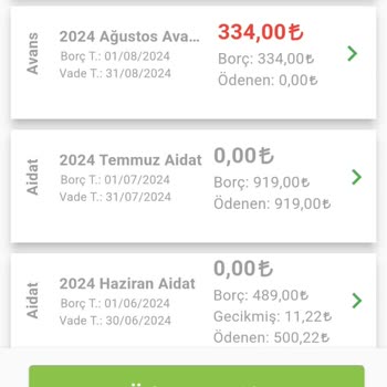 TOKİ Emlak Yönetim Aidat Artışı Ve Avans