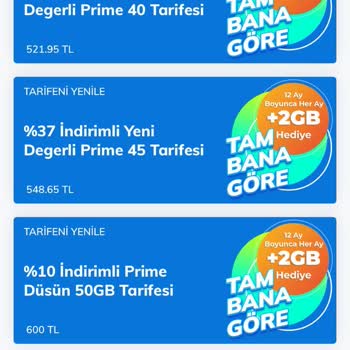 Türk Telekom Prime Mobil Adaletsiz Fiyat Artışı