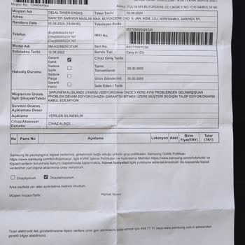 Samsung A52 Telefonun Kronik Arızası Servis Şikayeti