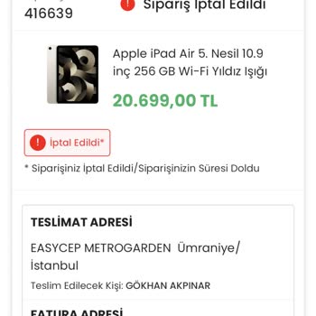 EasyCep Cihaz Bedelini Haftalardır Yatırmadı