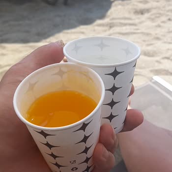 Asia Beach Resort Asia Beach Barda Bardak Yok Kağıt Bardakta İçecek Servisi