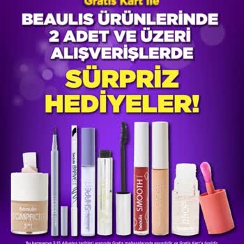 Gratis Beaulis 2 Ürün Al 1 Ürün Hediye
