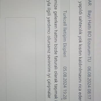 Turkcell Evrak Eksikliği Nedeniyle Numara Taşıma Sorunu