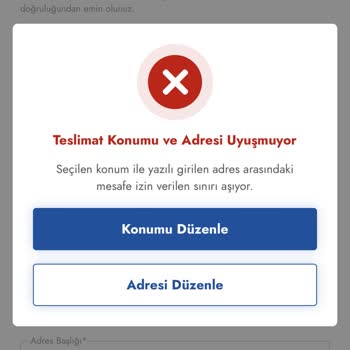 Cepte Şok Çalışmıyor Sipariş Veremiyorum