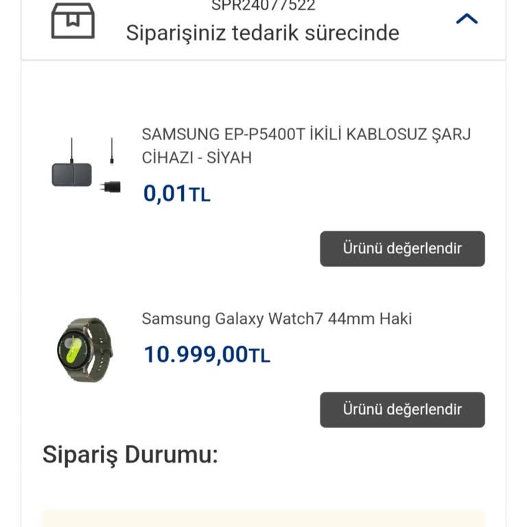 Vatan Bilgisayar Teslimat Gecikmesi: Samsung Galaxy Watch 7 Hala Bekleniyor