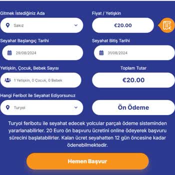 Feribotlines'da Yanıltıcı Ön Ödeme Uygulaması