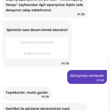 Getir Siparişimi Getirip Bir De Teslim Etmeden İptal Etti
