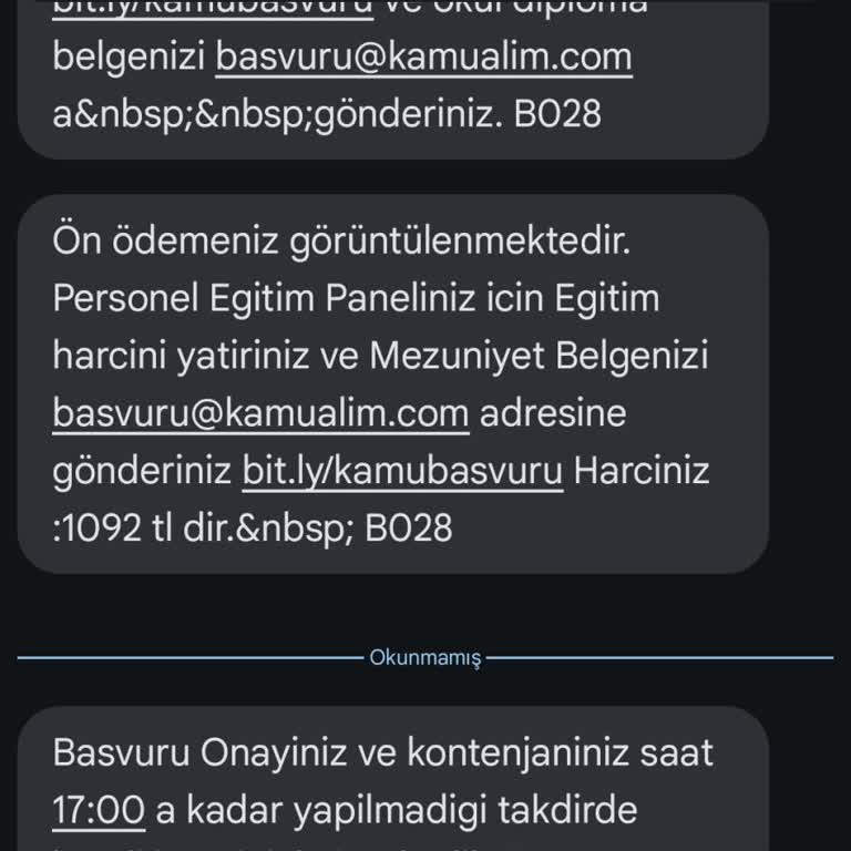 Teşvik Programı Bilgilerim Tehlikede Olabilir, İş Başvuru İçin Gönderdiğim Bilgiler