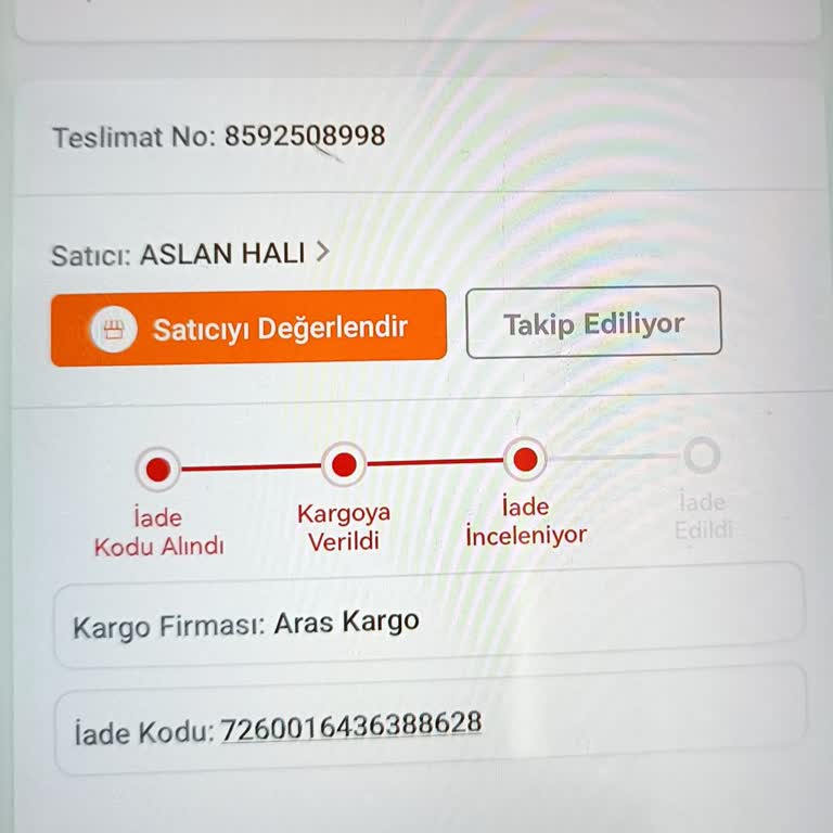 Trendyol Satıcısından Alınan Ürün Sorunları
