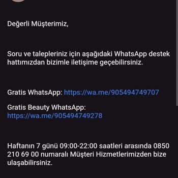 Gratis Teslim Alıcısını Değiştirmek İstiyorum Ama Kimse Yardımcı Olmuyor.