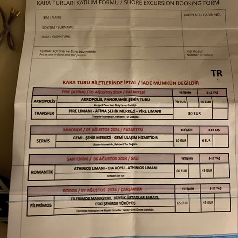 Jolly Tur Miray Cruse Hayal Kırıklığı