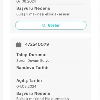 Arçelik Bulaşık Makinesi Arızası Ve Yetersiz Teknik Servis