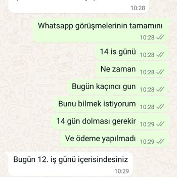 EasyCep Yasal Sürede Ödeme Yapmıyor