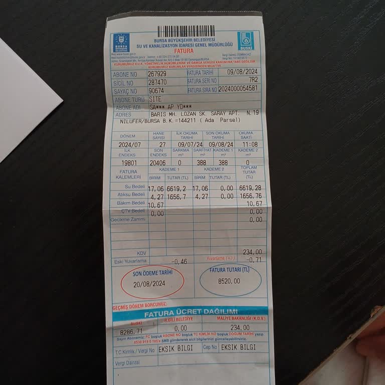 BUSKİ Fatura İtirazı