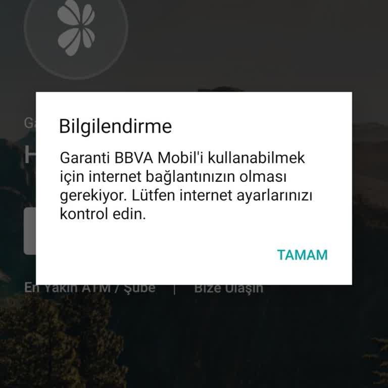 Garanti BBVA Garanti İnternet Bankacılığına Giriş Sorunu