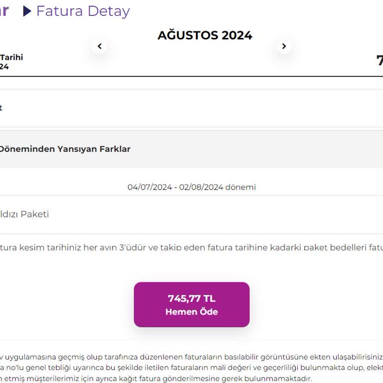 Digiturk Fazla Ücret Yansıtma