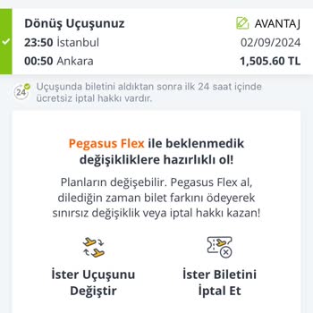 Pegasus Hava Yolları Fazla Ücret