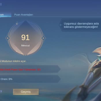 Mobil Legends Haksız Yere Kredi Puanımı Düşüyor