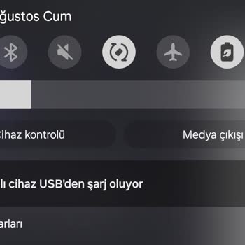 Samsung S9 Fe Plus Tablet USB Yöneticisi Değişmiyor