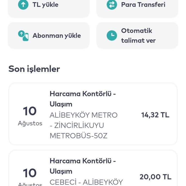 İETT - İstanbul Elektrik Tramvay Tünel 36 L Hattı