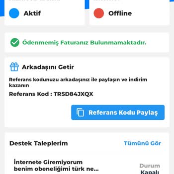 TURKISS Turkiss İnternet Sorunu Ve Müşteri Hizmetleri Sorunu