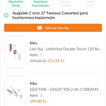 Trendyol Ve Kiko İletişim Sorunu