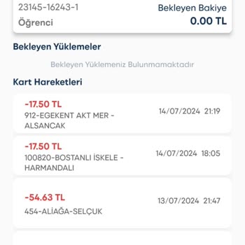 İzmir Büyükşehir Belediyesi Para İadesi Hk