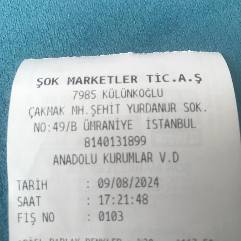 Şok Market Raf Etiketi Farklı Kasadaki Fiyat Farklı