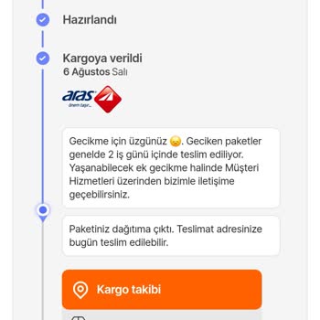 Aras Kargo Teslim Edilmeyen Kargo