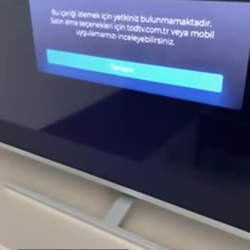 Tod TV Paketim Olmasına Rağmen Canlı TV Açılmıyor!
