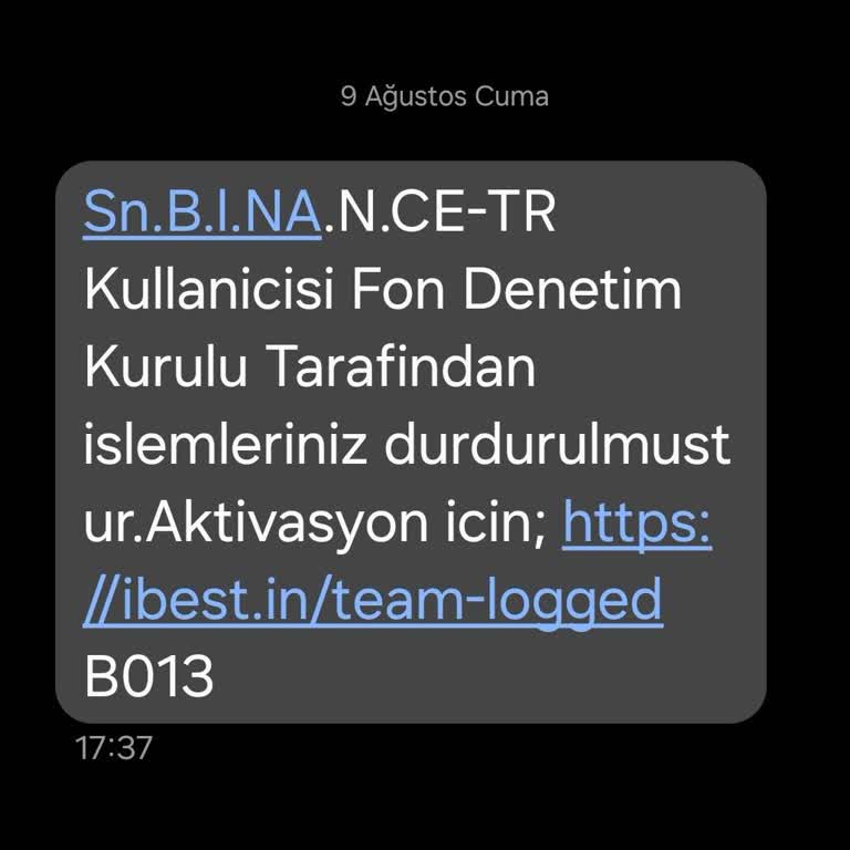 Binance Bilgim Dışında Mesaj