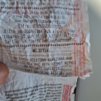 Burger King Anket Doldur Bedava Menü Yalanı