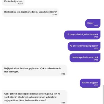 Burger King Çiğli'den Gelen Kova Boy Patates Hayal Kırıklığı