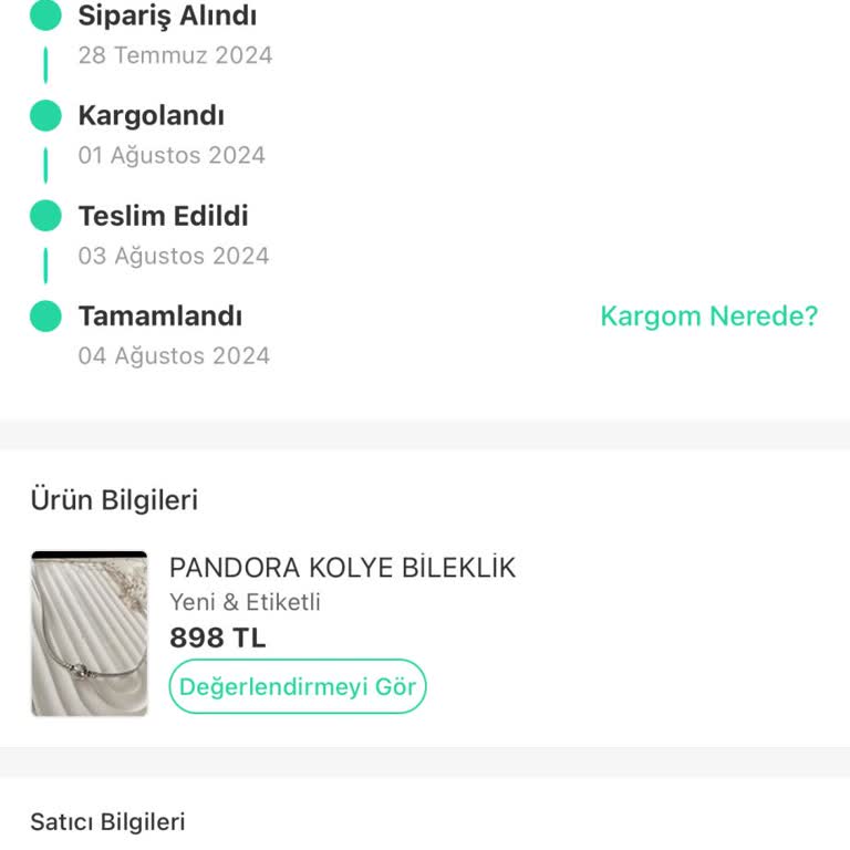 Trendyol Yanlış Ürün Gönderimi Ve İade Hakkının Engellenmesi