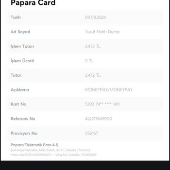 MoneyPay Hesabım Askıya Alındı