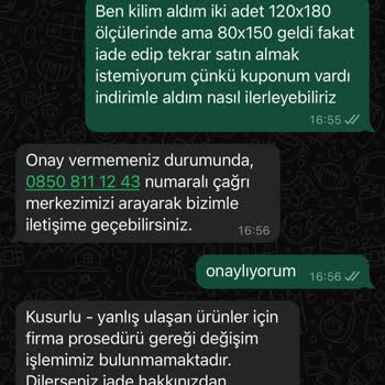 Bella Maison Yanlış Ürün Ve Değişim Yapılmıyor Kupon Kodu Kullanmıştım