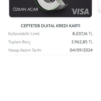 TEB KMH Ve Kredi Kartı Limitim Kadar Kullanamama