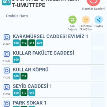 Kocaeli Büyükşehir Belediyesi Kullar Umuttepe Arası 600 Numara Li Hat Otobüs Şoförleri Sorumsuz