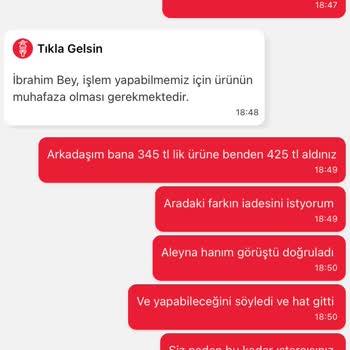 Tıkla Gelsin Burger King'e Hizmetinin Arkasında Durmuyor