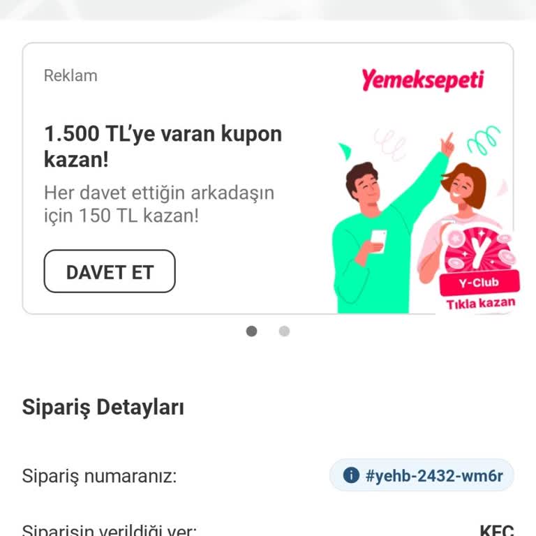 Yemeksepeti Sipariş İptalinde Yaşanan Sorun Ve İade Talepleri
