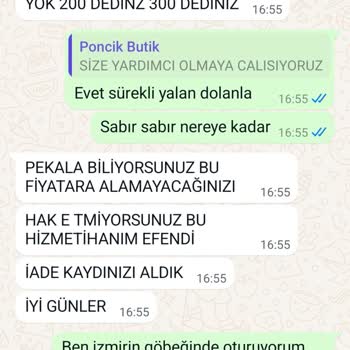 Butik Ponçik Sizden Alışveriş Yapmak Hata