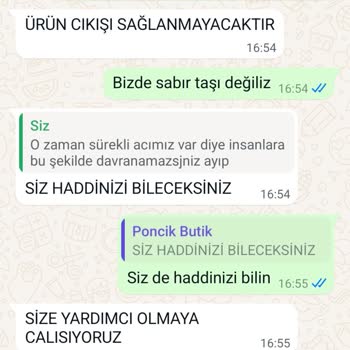 Butik Ponçik Sizden Alışveriş Yapmak Hata
