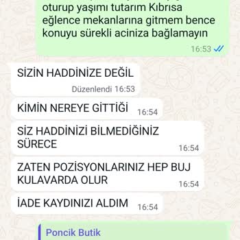 Butik Ponçik Sizden Alışveriş Yapmak Hata