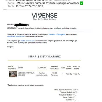 Vivense'den İptal Ettiğim Siparişin Ücreti 14 İş Gününde İade Edilmedi