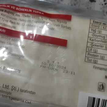 A101 Paketlenmiş Yufkada Küf Sorunu