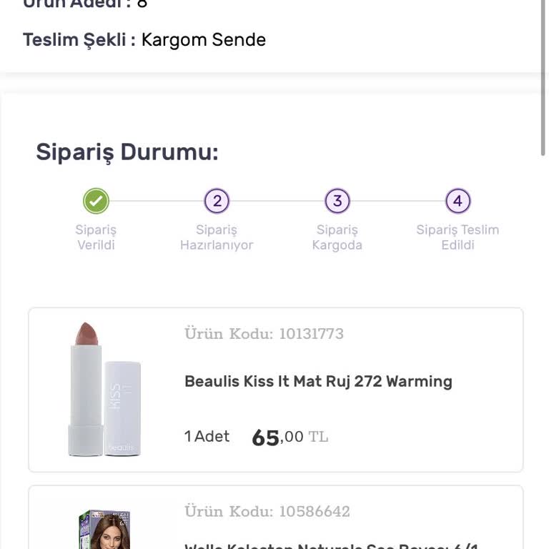 Gratis Siparişlerimi Kargomu Çıkarmadı