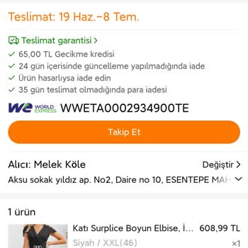 Temu Ürün Teslimatında Yaşanan Gecikme