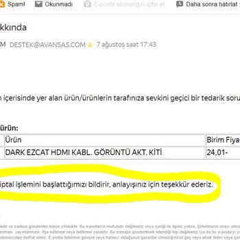 Avansas Müşterisini Mağdur Ediyor!