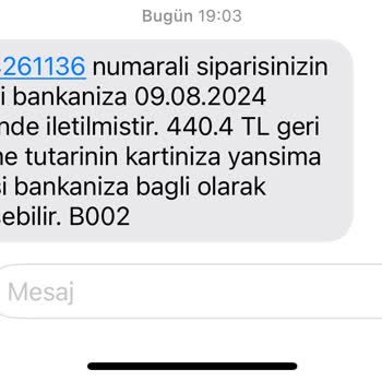 Trendyol'dan Aldığım Üründe İade Hakkında Yardımcı Olunmadı