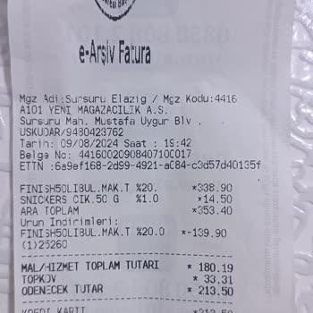 A101 Firmasının Aynı Gün Yapılan Hatalı Çekim İşlemini İptal Etmemesi